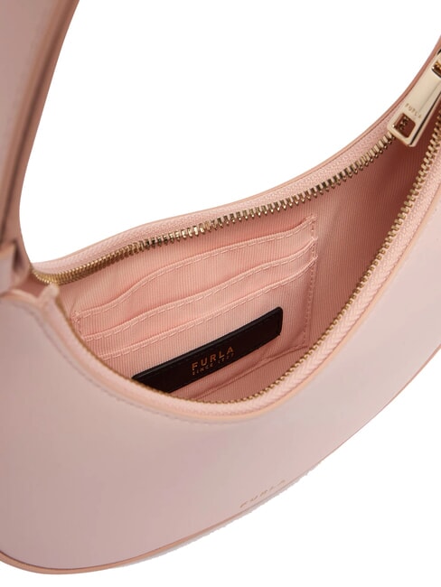 DELIZIA  Mini sac bandouli&egrave;re, en cuir rose poudr&eacute; - Sacs pour Femme