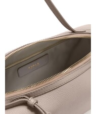 FURLA DOUBLE sac bandouli&egrave;re en cuir lin - Sacs pour Femme - 3