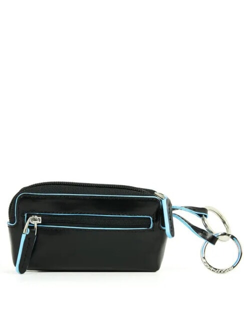 BLUE SQUARE &Eacute;tui &agrave; cl&eacute;s en cuir Noir - Porte-cl&eacute;s