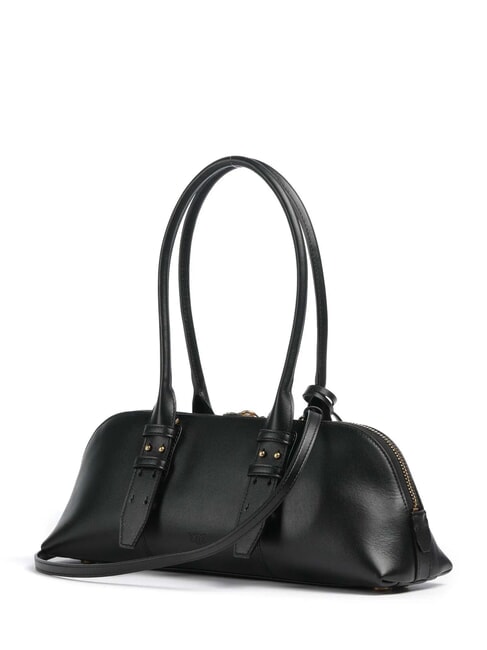 BOWLING Sac bandouli&egrave;re, avec bandouli&egrave;re noir-or antique - Sacs pour Femme