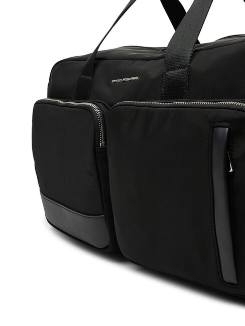 TH BUSINESS Sac de voyage en nylon avec bandouli&egrave;re noir - Sacs de voyage