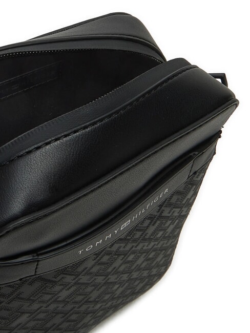 TH MONOGRAM petit sac &agrave; main noir - Sacs en Bandouli&egrave;res pour Homme