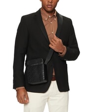 TOMMY HILFIGER TH MONOGRAM petit sac &agrave; main noir - Sacs en Bandouli&egrave;res pour Homme - 5