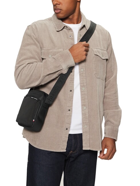 TH petit sac &agrave; main noir - Sacs en Bandouli&egrave;res pour Homme