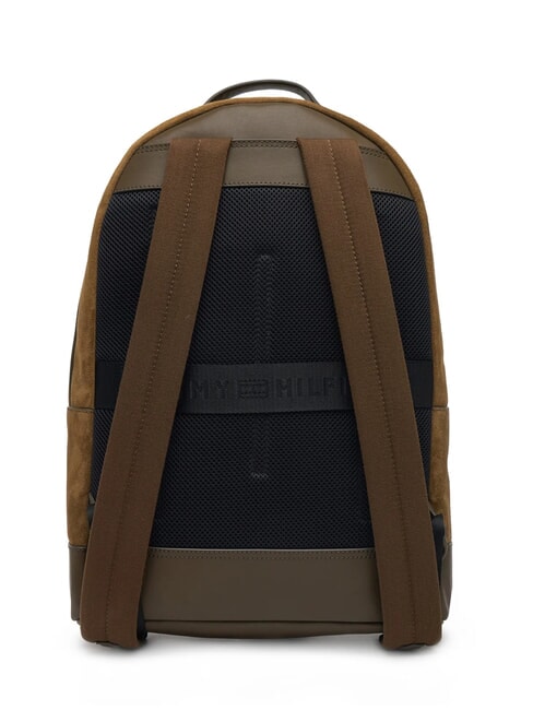 TH CASUAL SUEDE Sac &agrave; dos en cuir pour ordinateur portable 15 pouces taupe c&ocirc;tier - Sacs &agrave; dos pour ordinateur portable