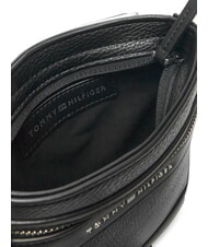 TOMMY HILFIGER TH CENTRAL petit sac plat noir - Sacs en Bandouli&egrave;res pour Homme - 6
