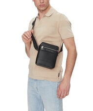 TOMMY HILFIGER TH CENTRAL petit sac &agrave; main noir - Sacs en Bandouli&egrave;res pour Homme - 5