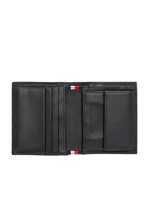 TH BUSINESS Portefeuille vertical en cuir avec porte-monnaie noir - Portefeuilles Homme
