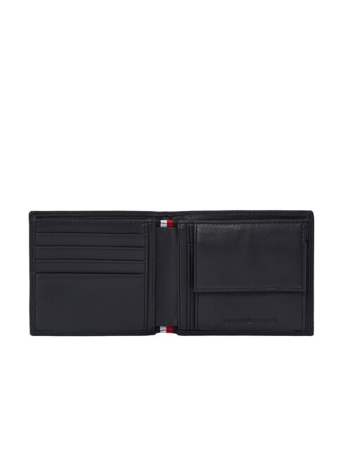 TH BUSINESS Portefeuille en cuir avec porte-monnaie bleu espace - Portefeuilles Homme