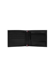TOMMY HILFIGER TH BUSINESS Portefeuille en cuir avec porte-monnaie noir - Portefeuilles Homme - 2