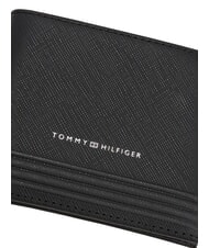 TOMMY HILFIGER TH BUSINESS Portefeuille en cuir 6 cc noir - Portefeuilles Homme - 3
