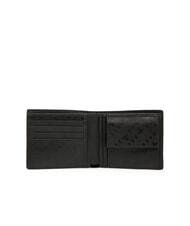 TOMMY HILFIGER TH MONOGRAM EXTRA Portefeuille en cuir avec porte-monnaie noir - Portefeuilles Homme - 2