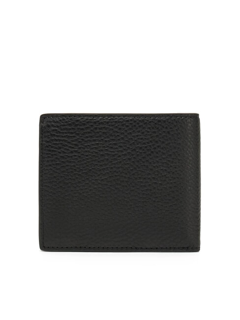 TH MONOGRAM EXTRA Portefeuille en cuir avec porte-monnaie noir - Portefeuilles Homme