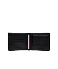 TOMMY HILFIGER TH CORP Portefeuille en cuir avec porte-monnaie noir - Portefeuilles Homme - 2