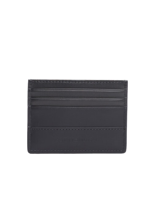 TH CORP porte-cartes en cuir plat bleu espace - Portefeuilles Homme