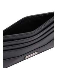 TOMMY HILFIGER TH CORP porte-cartes en cuir plat bleu espace - Portefeuilles Homme - 3