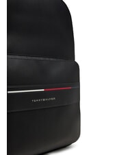 TOMMY HILFIGER TH FOUNDATION Sac &agrave; dos pour ordinateur portable 15 pouces noir - Sacs &agrave; dos pour ordinateur portable - 4