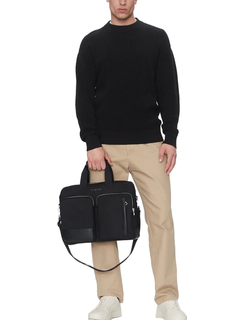 TH &Eacute;tui fin pour ordinateur portable 14 pouces noir - Porte Documents Travail