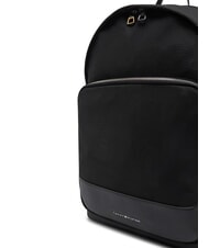 TOMMY HILFIGER TH Sac &agrave; dos en nylon noir - Sacs &agrave; dos pour ordinateur portable - 3