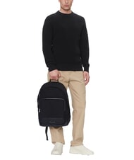 TOMMY HILFIGER TH Sac &agrave; dos en nylon noir - Sacs &agrave; dos pour ordinateur portable - 5