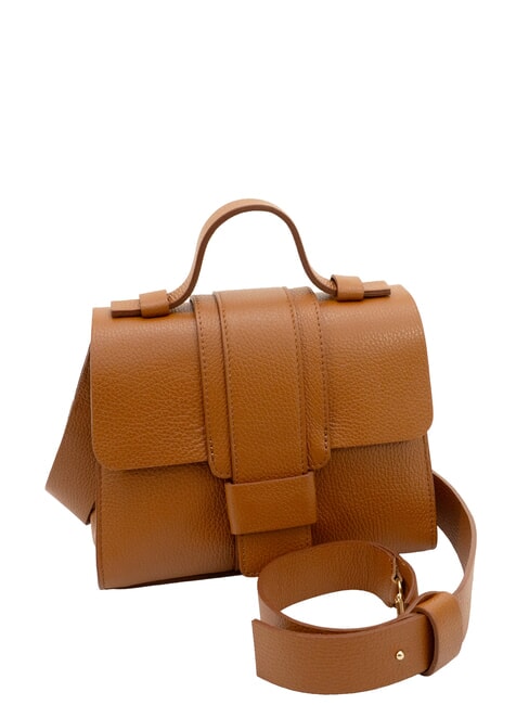 SABRINA &Eacute;l&eacute;gant sac &agrave; main en cuir dollar cuir fonc&eacute; - Sacs pour Femme