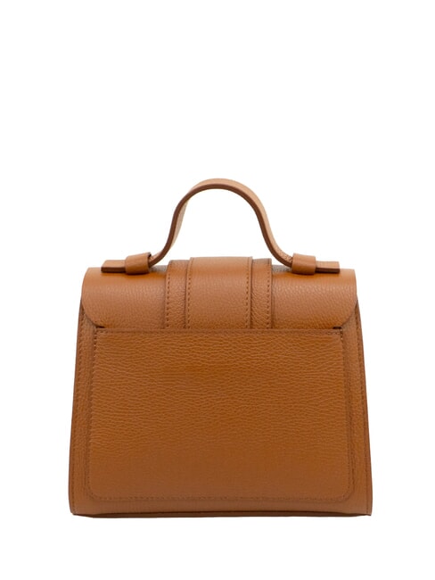 SABRINA &Eacute;l&eacute;gant sac &agrave; main en cuir dollar cuir fonc&eacute; - Sacs pour Femme