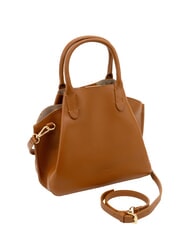 LESAC ALICE Sac &agrave; main en cuir avec bandouli&egrave;re cuir fonc&eacute; - Sacs pour Femme - 2