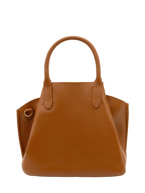 ALICE Sac &agrave; main en cuir avec bandouli&egrave;re cuir fonc&eacute; - Sacs pour Femme