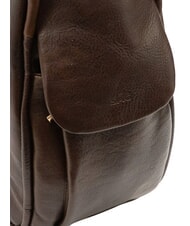 LESAC TRIO Sac &agrave; dos en cuir nappa caf&eacute; - Sacs pour Femme - 7