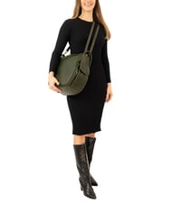 LESAC TRIO Sac &agrave; dos en cuir nappa vert - Sacs pour Femme - 5