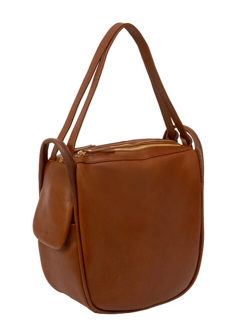 TRIO Sac &agrave; dos en cuir nappa cuir - Sacs pour Femme