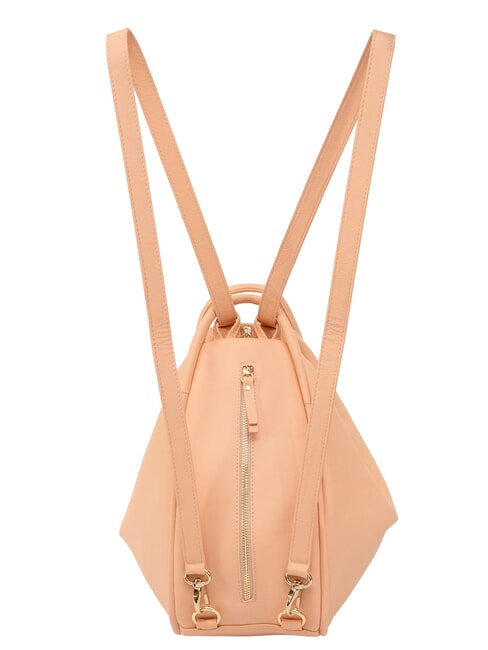 TRIO Sac &agrave; dos en cuir nappa p&ecirc;che - Sacs pour Femme