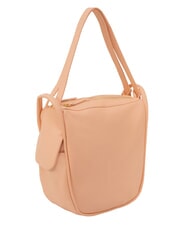 LESAC TRIO Sac &agrave; dos en cuir nappa p&ecirc;che - Sacs pour Femme - 3