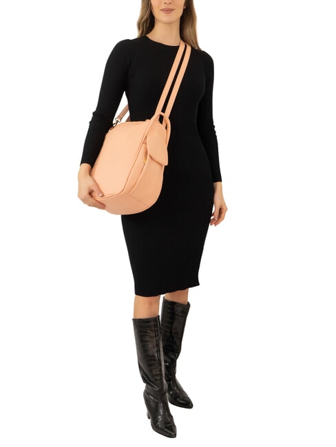 TRIO Sac &agrave; dos en cuir nappa p&ecirc;che - Sacs pour Femme