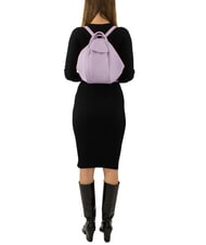 LESAC TRIO Sac &agrave; dos en cuir nappa lavande - Sacs pour Femme - 6