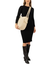 LESAC TRIO Sac &agrave; dos en cuir nappa ivoire - Sacs pour Femme - 5