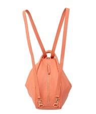 LESAC TRIO Sac &agrave; dos en cuir nappa corail - Sacs pour Femme - 2