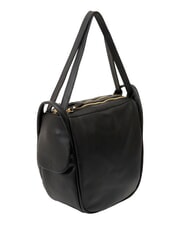 LESAC TRIO Sac &agrave; dos en cuir nappa noir - Sacs pour Femme - 3