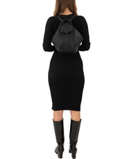 LESAC TRIO Sac &agrave; dos en cuir nappa noir - Sacs pour Femme - 6