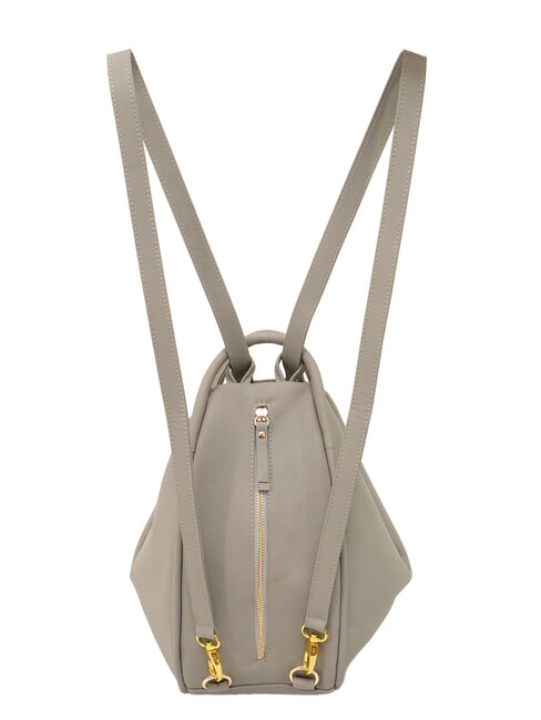 TRIO Sac &agrave; dos en cuir nappa gris - Sacs pour Femme