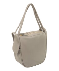 LESAC TRIO Sac &agrave; dos en cuir nappa gris - Sacs pour Femme - 3