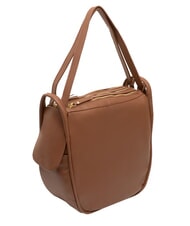 LESAC TRIO Sac &agrave; dos en cuir nappa chocolat - Sacs pour Femme - 3