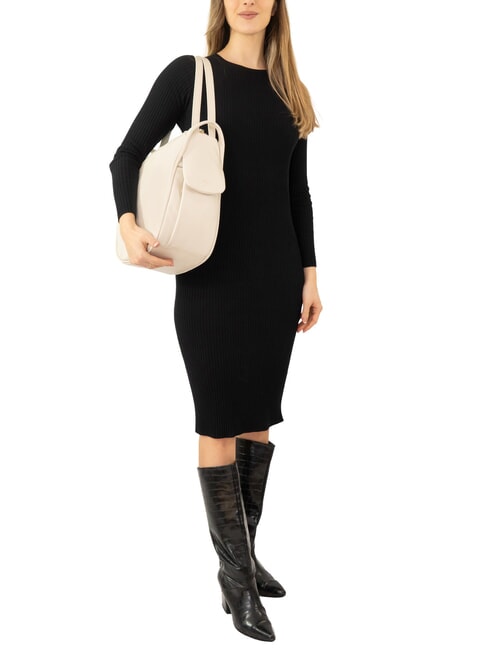 TRIO Sac &agrave; dos en cuir nappa rose poudr&eacute; - Sacs pour Femme