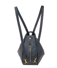 LESAC TRIO Sac &agrave; dos en cuir nappa bleu - Sacs pour Femme - 2