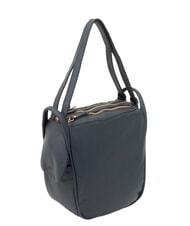 LESAC TRIO Sac &agrave; dos en cuir nappa bleu - Sacs pour Femme - 3