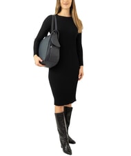 LESAC TRIO Sac &agrave; dos en cuir nappa bleu - Sacs pour Femme - 4