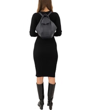 LESAC TRIO Sac &agrave; dos en cuir nappa bleu - Sacs pour Femme - 6