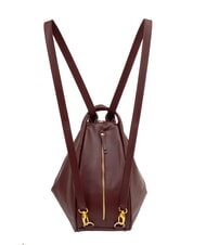 LESAC TRIO Sac &agrave; dos en cuir nappa raisin marc - Sacs pour Femme - 2