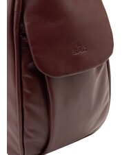 LESAC TRIO Sac &agrave; dos en cuir nappa raisin marc - Sacs pour Femme - 7