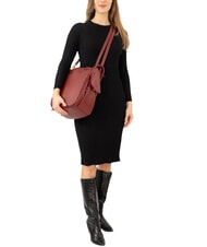 LESAC TRIO Sac &agrave; dos en cuir nappa cuir25 - Sacs pour Femme - 5